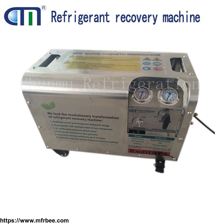 r1234yf_r600a_cmep_ol_oil_less_and_high_efficiency_explosion_proof_refrigerant_liquid_and_gas_recovery_recharge_vacuum_machine