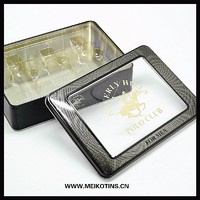 more images of food packing box/rectangular tin box with window//lunch box with window