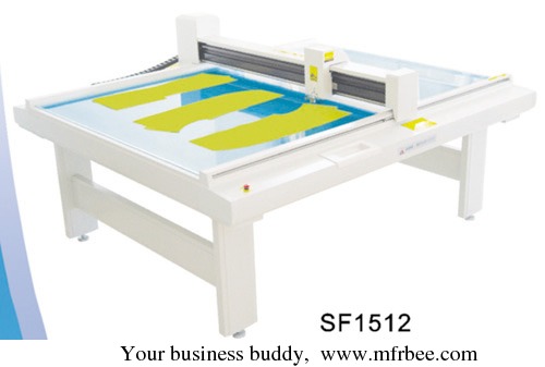SF1512 die cut flat bed costume cutter machine plotter