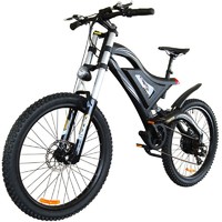 Addmotor HITHOT Mountain Electric Bicycle Bike 500W 26 Inch High Fork Full Suspension Adult Moped E-bike H5