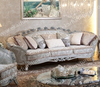 more images of Classic Wooden Fabric Sofa Design, Living Room Sofa