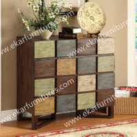 Multi drawers Wooden Home Decorated Console Chest With Soft Hinge