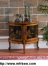 vintage_classic_3_legs_half_moon_shape_furniture_cabinet