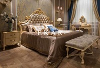 more images of Luxury French Royal wood double bed designs Bedroom Furniture Sets