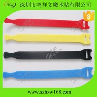 Eco-friendly adjustable thin velcro cable tie