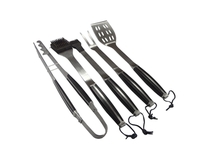 more images of stainless steel BBQ tool set accessaries with POM handle