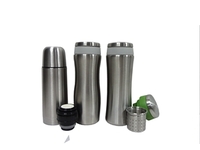 stainless steel insulated vacuum flask/ bottle/ mug/ thermos with infuser