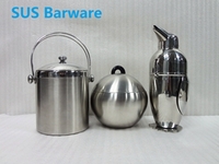 Stainless Steel Ice Bucket/ Ice Barrel/ barware/ ice cooler/ shaker