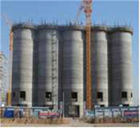 Joint silo hydraulic lifting formwork system operation platform