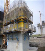 Tower crane cantilever powerless portable lifting formwork platform/system