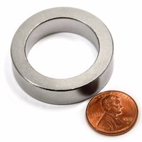 more images of China strong N52 neodymium round ring magnet