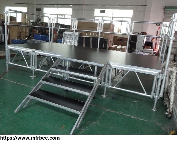 performance_aluminum_stage_4_legs_stage_riser_stage_truss_for_trade_show