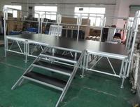 Performance aluminum stage,4 legs stage,riser stage truss for trade show