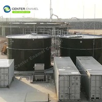 40000 Gallon glass lined steel Wastewater Storage Tanks