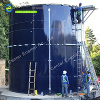 Glass Lined Steel Waste Water Storage Tanks For Wastewater Treatment Plant 
