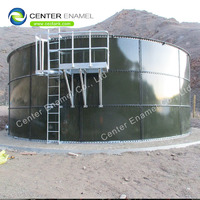 Glass lined Steel water storage tank For sludge storage