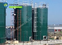 more images of 50000 gallon Glass Lined Steel Industrial Water Tanks For water storage