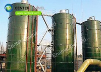 Glass Fused to Steel Bolted Waste Water Storage Tanks for Biogas Plant, Waste Water Treatment Plant