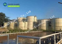 China Center Enamel Portable Assembly Biogas Anaerobic Digester Tank for Sewage Water Disposal