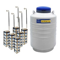liquid nitrogen storage tank for laboratory_30L Dewar flask