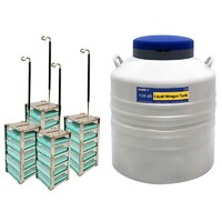 liquid nitrogen cell storage tank 65 liter liquid nitrogen dewar
