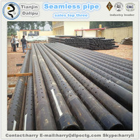 high quality sand control bridge slotted screen continuously slot well screen/deep-well water filter pipe