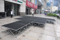 RK portable stage backdrops mobile folding smart stage for concert/trade show/catwalk