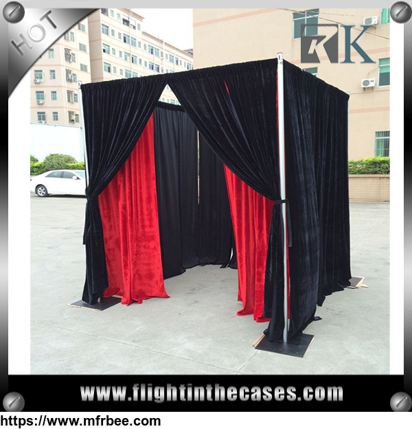 photo_booth_package_pipe_and_drape_photo_booth_flame_resistant_drape