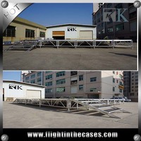 more images of RK aluminum stage for sale with industrial surface /non-slip paltform