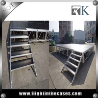 RK fire-proof plywood stage aluminum stage for sale