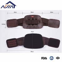 more images of Leather lumbar belt waist support for back pain relief
