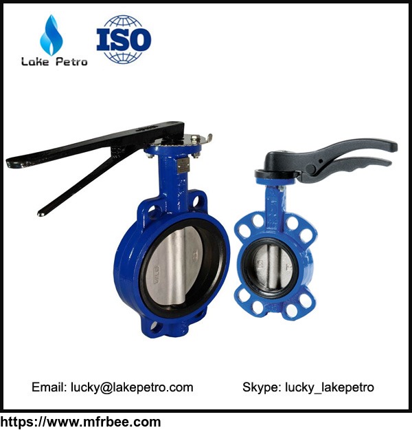 oem_dn50_water_oil_gas_double_flange_butterfly_valve