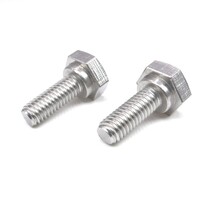 more images of DIN933 Hex Tap Bolts Hexagonal Screws Half-Thread 304 Stainless Steel