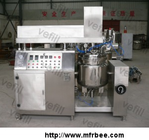 300l_cream_vacuum_emulsification_mixing_machine