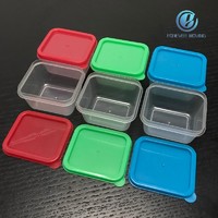 more images of Mini plastic sauce container with colorful lids
