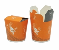 more images of Take Away Custom Printed 16oz Round Bottom Paper Noodle Box