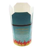 Disposable food container noodle packaging box