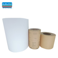 100% compostable potato chip automatic packaging roll film