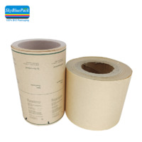 more images of 100% compostable potato chip automatic packaging roll film