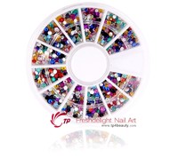 Nail Art Round rhinestones 12color wheel TP-IE05