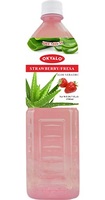 Okyalo Strawberry Aloe Vera Pulp Drink in 1.5L, Okeyfood