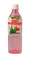 more images of Okyalo 500ml aloe soft drink with strawberry flavor