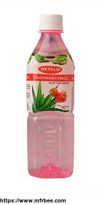 strawberry_aloe_vera_juice_with_pulp_okeyfood_in_500ml_bottle