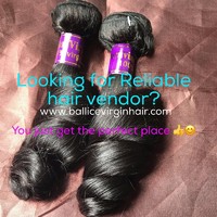 Ballice Virgin Hair Vendor Wholesale Mink Hair Peruvian Loose Wave Virgin Hair Bundles Affordable Price