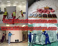 more images of Air caster rigging systems applied on moving and handling works