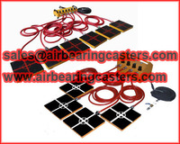 Air bearings efficient material movement
