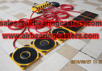 more images of Air casters handing heavy duty loads
