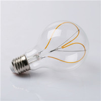 more images of G95 LED heart model soft Filament 2700K color temperature bulb