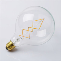 Newest G125-8DF LED DIY cross shape filament bulb