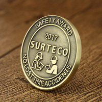 more images of Custom Challenge Coins | Safety Award Cheap Challenge Coins